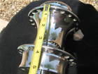 0001112222333 Unbranded Harley Spoke Hub Timken Chrome Bearings Custom Chopper Wide