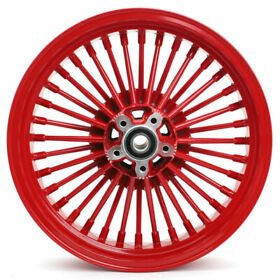Hd-rw-c362-red-tc-727 16x3.5 Red Fat Spoke Rear Wheel Rim For Harley Touring Road King Glide 00-07 08