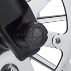 43000096 Harley Davidson Willie Skull Front Axle Nut Cover Kit Softail