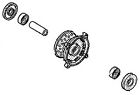 44635-k28-910 Honda Oem Front Hub