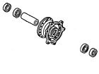 44635-kzz-j00 Honda Front Hub Sub