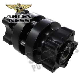 17-6000-b Arlen Ness Front Cartridge Hub Kit Dual Disc - Black