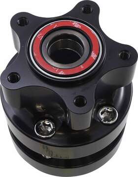 17-6002-b Arlen Ness Front Cartridge Hub Kit Single Disc - Black
