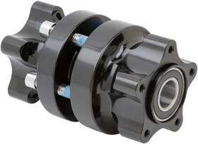 17-6130-b Arlen Ness Front Cartridge Hub Kit Dual Disc - Black 71-614