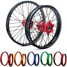 Crfws2119n1316-bla-61-617 Tarazon Mx Dirt Spoked Wheel Rim Hub Set For Honda