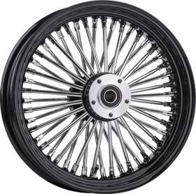 S6yw3bwobu Harddrive Parts Hd Black 48 Spoke Rear Wheel 18x4.25 Harley Softail Springer 00-06