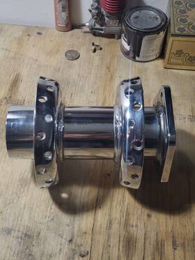 7248-02-086 Harley Davidson Chrome Softail Fxst/c Dyna Wide Glide Front Wheel Hub 3/4 Oem 1984-1999