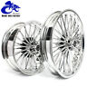 Hd-frw-c3621-chr-racing424 Tarazon Fat Spoke Front Rear Tubeless Wheel Rim Dual Disc