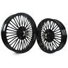 Hd-frw-c3623-bla-mr Motoradiator Gloss Black Tubeless Front Rear Wheel Set Softail Flstc