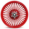 Hd-rw-c362-red-gsp-0824 Tarazon Fat Spoke Rear Wheel For Harley Touring Bagger Electra