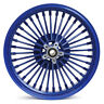 Hd-rw-c363-blu-mt0915 Motopartsupplier For Dyna Softail Sportster Touring Blue Rear Wheel Fat