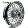 Hdfw-1801-chr-bk-23 Tarazon Chrome Front Wheel Rim Spokes Hub Heritage Softail Dyna