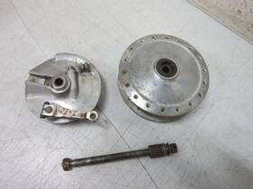 Honda 44601-230-020 1969 Cl125a Oem Front Wheel Hub With Brake Plate And Axle