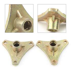 Hukyu 612046169254 2pcs 17t 3 Stud Rear Axle Wheel Rim Hub Splined For Go Kart Quad Bike