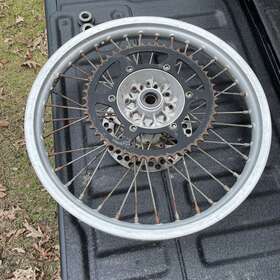 41025-1227 Kawasaki 1989 89 Kx125 Kx 125 Oem Rear Wheel Rim Hub