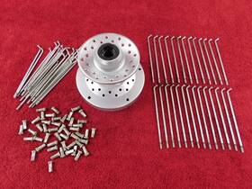 41029-0026 Kawasaki Front Wheel Inch Hub With Spokes Nice Drum Assy. 06-24 Vn900 Vulcan 900 Classic Lt