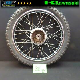 41074-038 Kawasaki Genuine Oem 1969 C2tr Roadrunner Front Wheel Hub Rim Tire Assembly