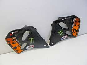 Ktm 5463542800002 94-97 250 300 360 Egs Exc Sx Mxc Oem Plastic Radiator Sharoud Gas Tank Cover