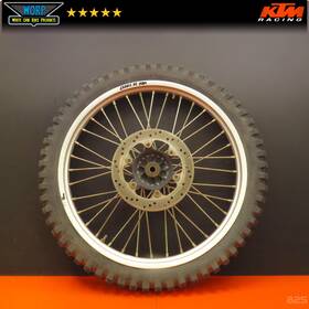 Ktm 565.09.001.344 Genuine Oem 1987 350 Mxc Front Wheel Hub Rim Rotor Spokes Tire