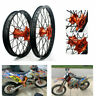 Ktmws2119-blaora-eby-0907 Tarazon For Ktm Mx Complete Wheel Rim Hub Set Sx