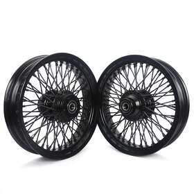 Hd-frw-17211-blabla-fab-0820 Tarazon 16x3.5 72 Spoked Wheels Rims For Harley Softail Heritage Flstc Fxst Single Disc