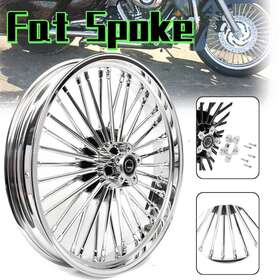 Hd-fw-c362-chr-2-ef-418 Tarazon 21 Inch X3.5 36 Fat Spoke Front Wheel Rim Dual Disc For Harley Touring 00-07 Flhrc