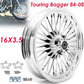 Hd-fw-c363-2-chr-sky Tarazon Chrome 16 Inch 16x3.5 Fat Spoke Front Wheel Rim For Harley Touring Road King Classic