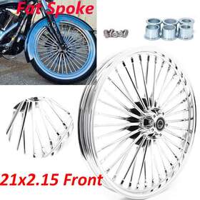 Hd-fw-c364-1-chr-sky-0605 Tarazon 21x2.15 Inch Fat Spoke Front Wheel Rim For Harley Softail Night Train Dyna Low Rider