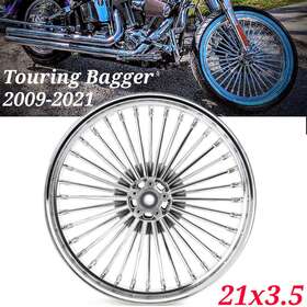 Hd-fw-c365-chr-gsp Tarazon 21 Inch Fat Spoke Front Wheel Rim For Harley Touring Flhx 09-23 Street Glide Chrome
