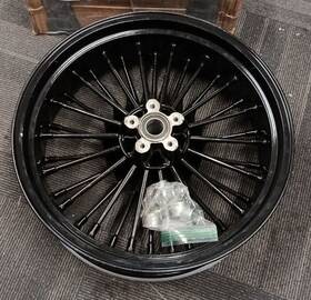 Tarazon Hd-rw-c361-1-bla-ca 18x5.5 Fat Spoke Rear Wheel For Harley Dyna Wide Glide Low Rider Street Bob Fxdb