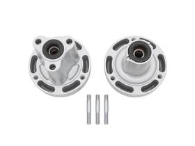 Tb Parts Tbw9449 1980-1999 Honda Z50r Silver Front And Rear Hub Set By
