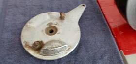 W1248 Triumph Pre Unit Pie Crust Front Brake Plate. #