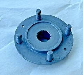 Vespa 82120 8 Inch Rear Wheel Hub 8mm Studs And Coarse Splines #82120 Vna Vba Early Vnb Vbb