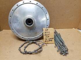 152-25111-00-00 Yamaha Yr2c Front Wheel Hub Spokes Nipples 1968