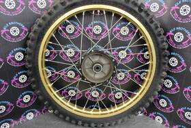 38v-25111-00-98 Yamaha 1983 Yz125 Oem Front Wheel Rim Hub Spokes Tire