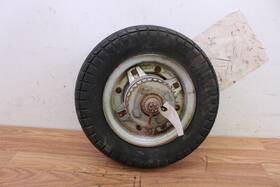 439-25311-00-00 Yamaha 1977 Chappy Lb80 Rear Wheel Hub Rim Assembly With Brake Panel