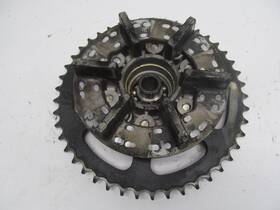Yamaha 4g0-25366-00-00 1982 Maxim Xj550 Xj 550 J Rear Wheel Hub And Sprocket Assembly