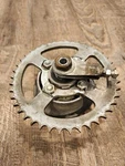 1975 Kawasaki G5 100 Rear Sprocket Superceded Assembly 41034-1039 & 42033-014. Fixed Price $20.00.