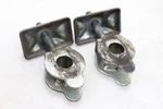 01-10 Suzuki GZ250 Oem Rear Back Swingarm Chain Tensioner Adjustment Brackets. Fixed Price $17.59.