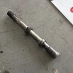 13-16 Kawaski Z800 Front Axle With Spacers 41068-0606 Fits Other Models Too. Fixed Price $20.00.
