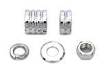 Front Axle Spacer Kit Groove Style Chrome For Harley-davidson. Fixed Price $60.99.