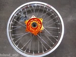 2006-12 Ktm 250 350 450 : Rear Silver Did Ltx Wheel With Orange Tcr Hub. Fixed Price $474.97.