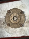 1981 Kawasaki KLT200A Rear Back Wheel Right Hub. Fixed Price $15.00.