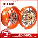 Repsol Orange Front Rear Wheels Rims Brake Rotors For Honda CBR1000RR 2006-2016. Fixed Price $826.19.