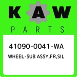 41090-0041-WA Kawasaki Wheel-sub Assy,fr,sil 410900041WA, New Genuine Oem Part. Fixed Price $1038.52.