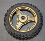 Yamaha PW50 Front Wheel Rim Hub Gold. Fixed Price $70.00.