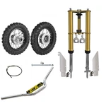 10" Wheels Tire Set+ Front Forks Honda CRF50 Z50 Drum Brake. Fixed Price $339.69.
