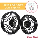 21 & 18 Fat Spoke Wheels For Harley Touring Road King 00-07 Electra Glide. Fixed Price $574.55.