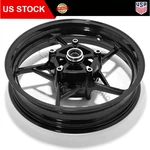 Front Wheel Rim Gloss Black For 2017-2024 Kawasaki Ninja 900 Z650 17"X3.5". Fixed Price $125.00.