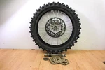 2025 Kawasaki KX250 KX252ESF Rear Wheel Hub Rim Assy W/ Sprockets And Chain. Fixed Price $489.00.
